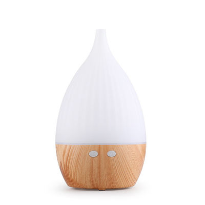 Υπερήχων Ενυδατήρας 2022 Desktop 5V Portable USB Wood Grain Essential Oil Diffuser 160ml με φως LED