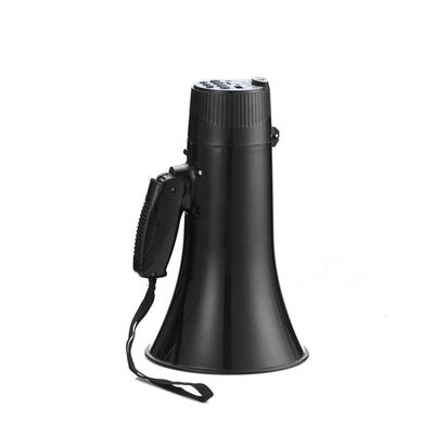 40W Black Loud Hailer Bullhorn Megaphone Ηχείο για Στρατιωτική Αθλητική Υποστήριξη Διάσωσης APP NO