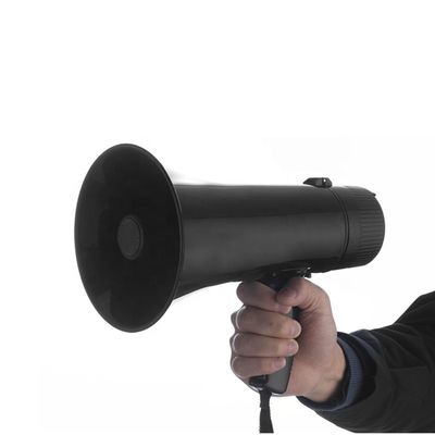 40W Black Loud Hailer Bullhorn Megaphone Ηχείο για Στρατιωτική Αθλητική Υποστήριξη Διάσωσης APP NO