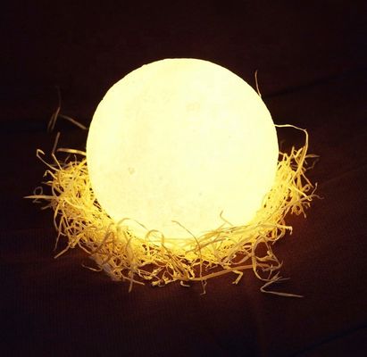 2700K LED Φεγγαρόφωτο Διαστημικού Φωτός Περιβαλλοντική PLA 3D εκτύπωση 12cm x 15cm Null Στυλ σχεδιασμού