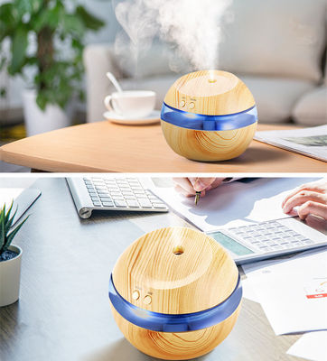 3W Φορητό 130ml Wood Grain Μίνι Υπερήχων Ατομικοποιητής USB Ενυδατωτής Αέρας