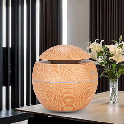Άλλες λειτουργίες Φορητός μίνι υπερήχων USB 130ML υγραντήρας κόκκων ξύλου με φως Led
