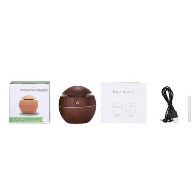 Άλλες λειτουργίες Φορητός μίνι υπερήχων USB 130ML υγραντήρας κόκκων ξύλου με φως Led