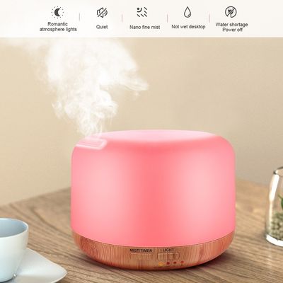 12W φορητό μικρό μέγεθος 300ml ξύλινο σπόρο υπερήχων υγραντήρα αέρα διαχέτης αρώματος