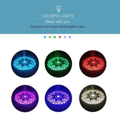 550 ml Χρωματική αλλαγή ξύλινο LED αιθέρια έλαια Ενυδατωτήριος αρωματικός διασκορπιστής 24V χωρητικότητα&gt; 200ml