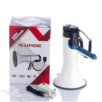 80W Μεγάλη ισχύς Bullhorn ομιλητής χειροκίνητο μεγαφώνημα για αποτελεσματικές ανάγκες επικοινωνίας