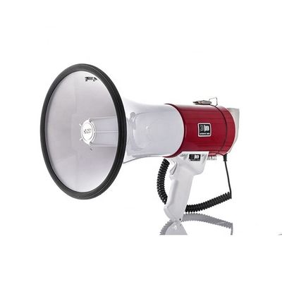 Εξωτερικό 50W Megaphone καταγραφής με μεγάλη εμβέλεια έως 1500m και λειτουργία καταγραφής